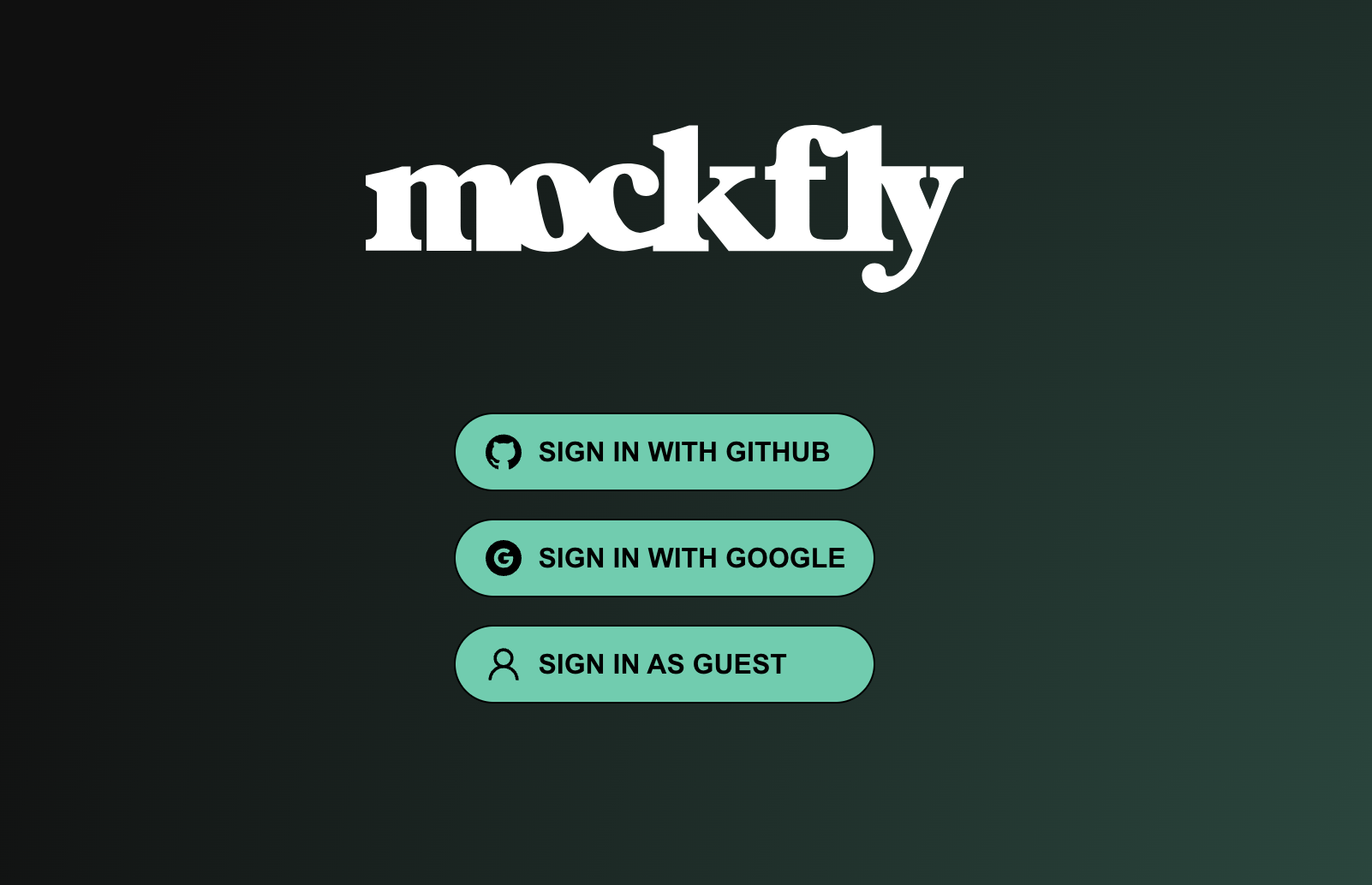 Login page